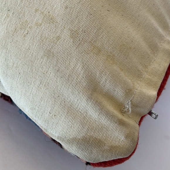 Vintage Navajo Wool Woven Pillow - Picture 8 of 9